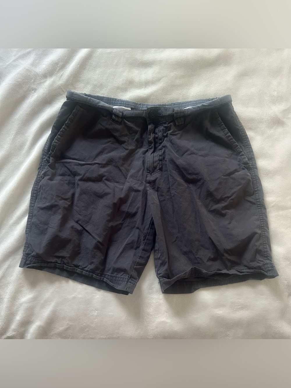 Columbia PFG Rambler Water Board Shorts – Dark Gray/Blue – Size 30